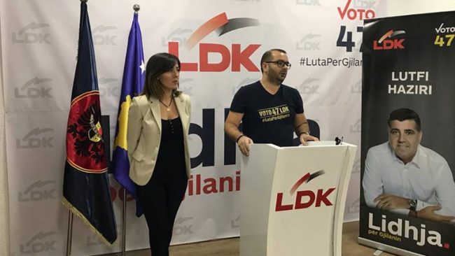 LDK apelon gjilanasit: Duke votuar në mënyrë masive, i kontribuoni të ardhmes dhe zhvillimit të Komunës
