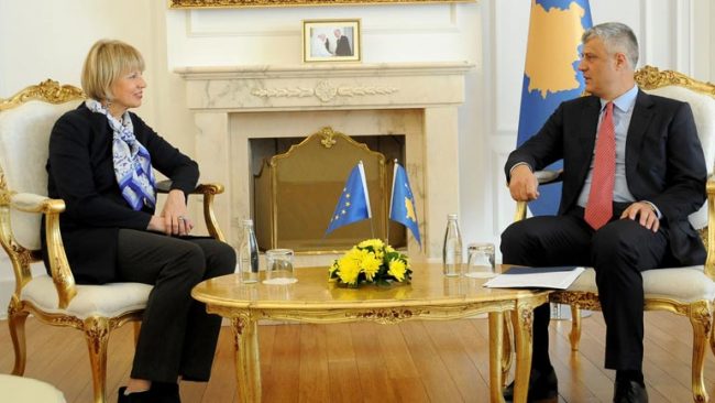 Presidenti Thaçi priti sekretaren e përgjithshme të EEAS-së, Helga Schmid