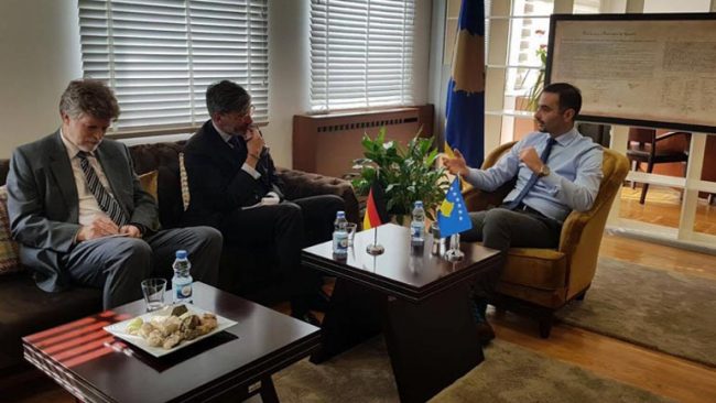 Lluka: Gjermania partner strategjik në zhvillimin ekonomik të Kosovës