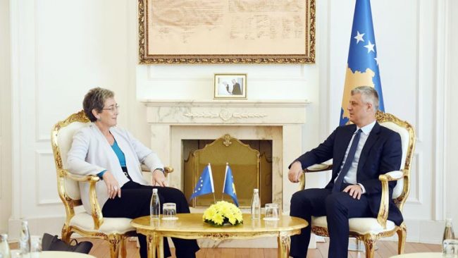 Thaçi: Eurodeputetja Lunaçek, zë konstruktiv i Kosovës në Bruksel