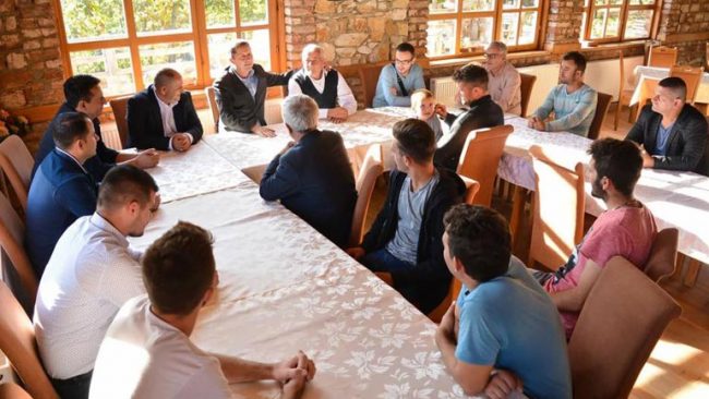 Zenun Pajaziti vizitoi banorët e fshatit Myçybabë