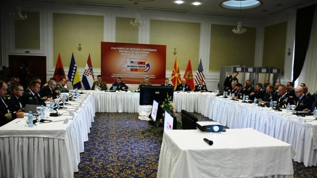 Komandanti i FSK-së, po merr pjesë në Konferencën “SHBA-Karta e Adriatikut A-5”