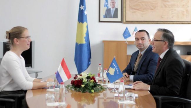 Ministri Hamza takon shefen e Ambasadës së Luksemburgut Anne Dostert