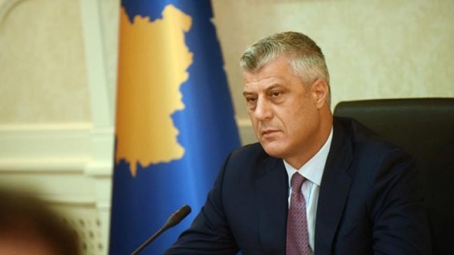 Presidenti Thaçi ngushëllon familjen gjilanase për humbjen e dy djemve nga tërmeti në Shqipëri