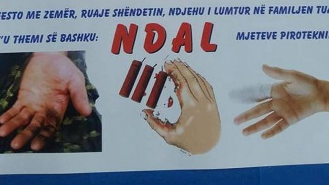 EVSB dhe Policia e Kosovës apelojnë për kujdes të përdoruesve të fishekzjarrëve!