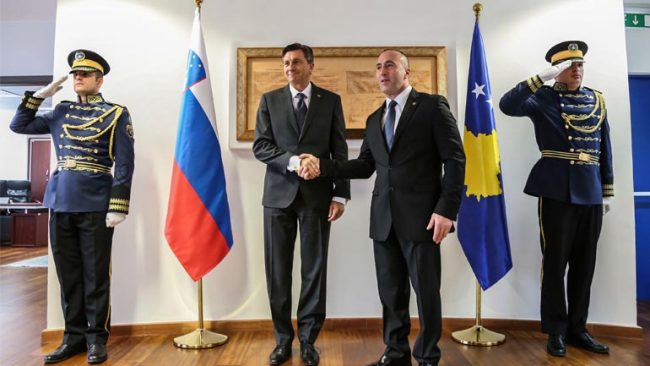 Kryeministri Haradinaj priti Presidentin e Republikës së Sllovenisë, Pahor