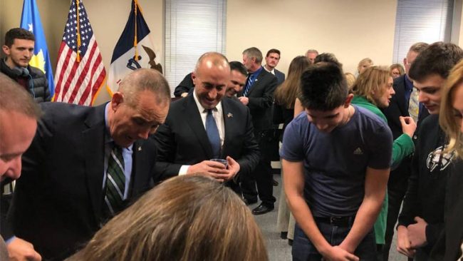 Kryeministri Haradinaj: Bashkëpunim i frytshëm i Kosovës me Iowa