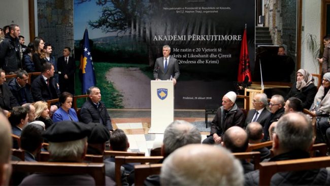 Dëshmorët dhe martirët e Likoshanit e Çirezit ranë për lirinë dhe pavarësinë e Kosovës