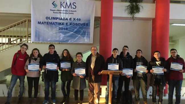 Gjilanasit vazhdojnë traditën e sukseseve edhe në Olimpiadën e X-të matematike të Kosovës