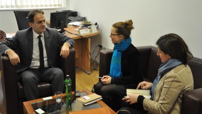 Zëvendësministri Zeka priti në takim përfaqësuesen e Fondit Gjerman Marshall të SHBA-së