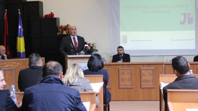 Kryetari i Vitisë informon Kuvendin për punën e tij përgjatë vitin 2017