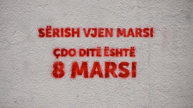 Aksion simbolik: Sërish vjen Marsi – Çdo ditë është 8 Marsi