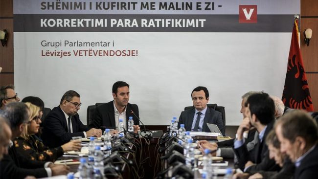 Vetëvendosje: Shënimi i kufirit me Malin e Zi – Korrektimi para ratifikimit