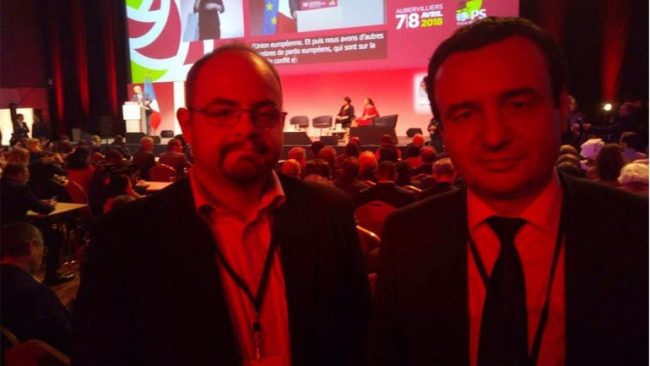 Kurti e Abazi pjesëmarrës  në Kongresin e Partisë Socialiste të Francës