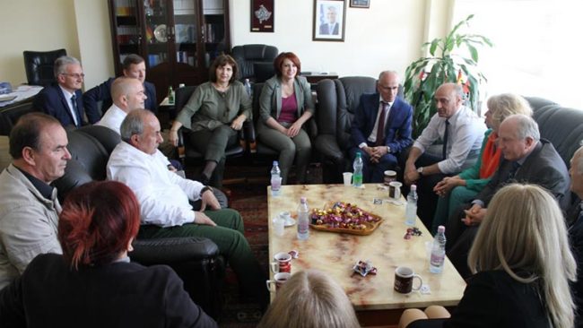 Kryetari i Gjykatës Ramiz Azizi ka pritur në takim kryeprokurorin Jetish Maloku