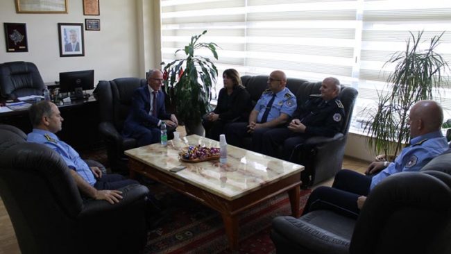 Kryetari i Gjykatës Themelore ka pritur në takim drejtuesit e Stacionit Policor në Gjilan