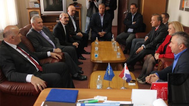 Një delegacion nga Kroacia vizitoi komunën e Vitisë