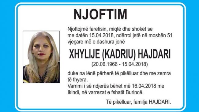 AAK e tronditur nga Ikja e hershme në amshim e anëtares së saj Xhylie Kadriu-Hajdari