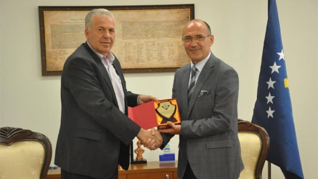 Ministri Gashi priti në takim nënkryetarin e Sindikatës së PK-së