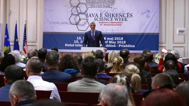 Thaçi: Shkenca duhet të jetë në funksion të zhvillimit ekonomik dhe shoqëror