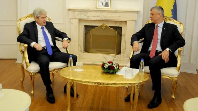 Presidenti Thaçi priti liderin e BDI-së, Ali Ahmetin