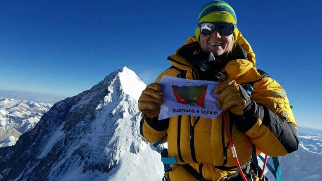 Uta shpalos logon e Gjilanit në Lhotse, Haziri ndihet krenar
