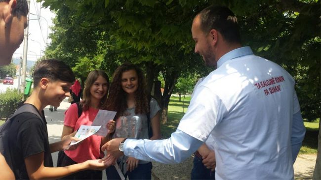 Kreu i komunës, Qëndron Kastrati në fushatë kundër pirjes së duhanit