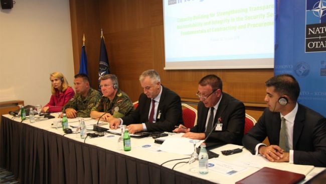 Ndërtimi i integritetit dhe qeverisja e mirë në sektorin e sigurisë është interes i përbashkët NATO-Kosovë