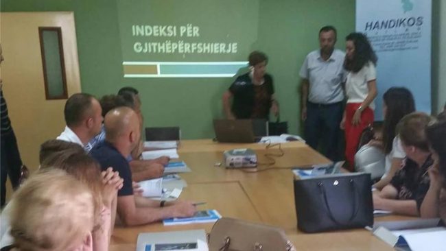 Handikos organizoi punëtorinë dyditore “Indeksi për Gjithëpërfshirje”