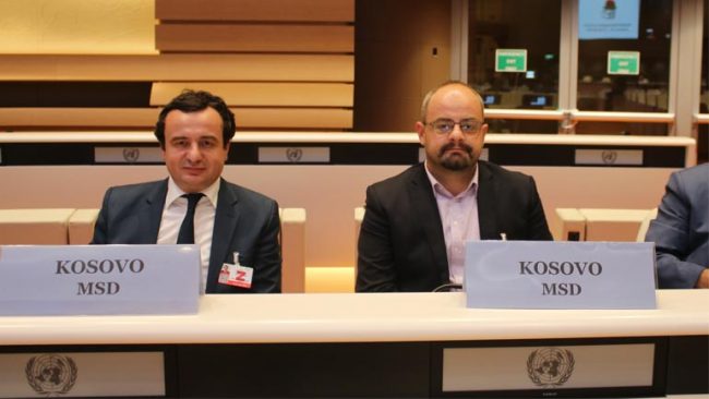 Kurti e Abazi pjesëmarrës në punimet e Këshillit të Internacionales Socialiste