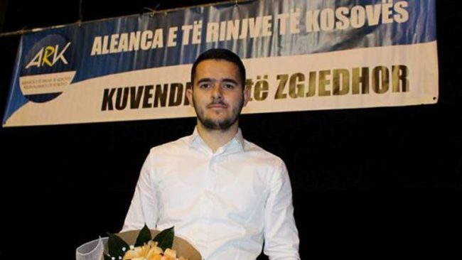 Arlind Vokshi zgjedhet nënkryetar i të Rinjve te Aleancës për Ardhmërinë e Kosovës në nivel vendi