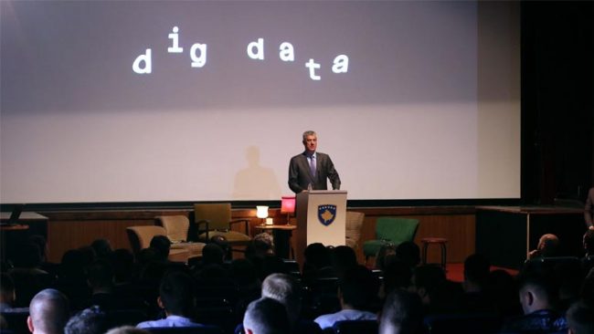 Presidenti Thaçi, mori pjesë në lansimin e projektit “Dig Data”