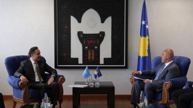 Kryeministri Haradinaj takoi shefin e ri të Misionit të UNHCR-it, Erol Arduc