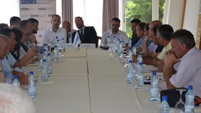 Takim i përbashkët i OSBE-së, strukturave komunale me këshillat lokale