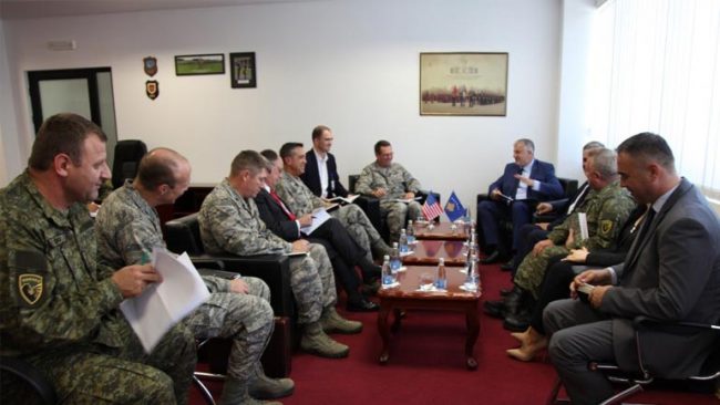 Shefi i Byrosë së Gardës Kombëtare vizitoi Ministrinë për Forcën e Sigurisë së Kosovës