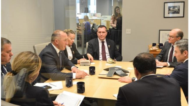 Kryeministri Haradinaj viziton Këshillin Atlantik në Washington