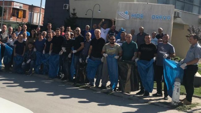Pjesë e aksionit “Ta pastrojmë Gjilanin” edhe KRU “Hidromorava”
