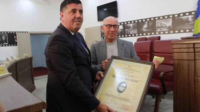 Ramadan Rexhepi – fitues i çmimit letrar “Beqir Musliu”