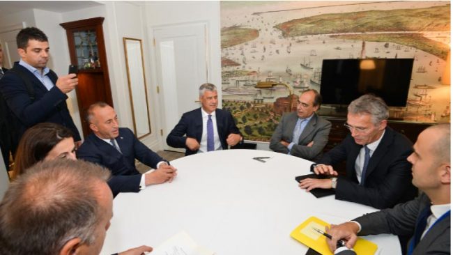 Kryeministri Haradinaj takon sekretarin e NATO-s, Jens Stoltenberg