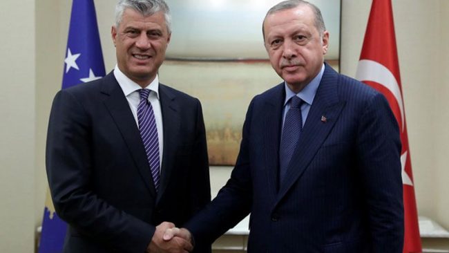 Thaçi: Kosova merr mbështetjen e Turqisë për shtimin e njohjeve dhe anëtarësimin në INTERPOL