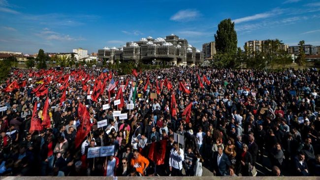 Përfundon e qetë protesta e Vetëvendosjes