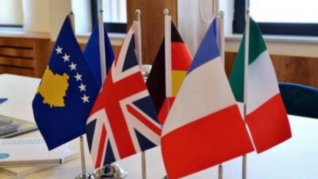 Presidenti Thaçi takoi ambasadorët e Kuintit dhe shefen e Zyrës së BE-së, i falënderoi për përkrahjen për dialogun