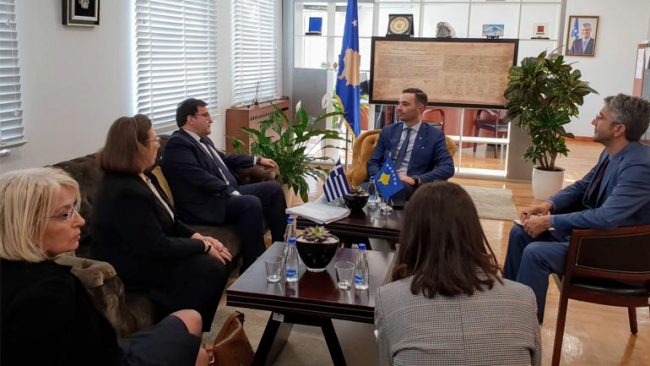 Lluka: Kosova dhe Greqia do të rrisin bashkëpunimin ekonomik
