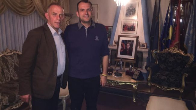Rashit Sahiti mirëpritët nga Ukë Rugova, djali i presidentit historik Dr. Ibrahim Rugova