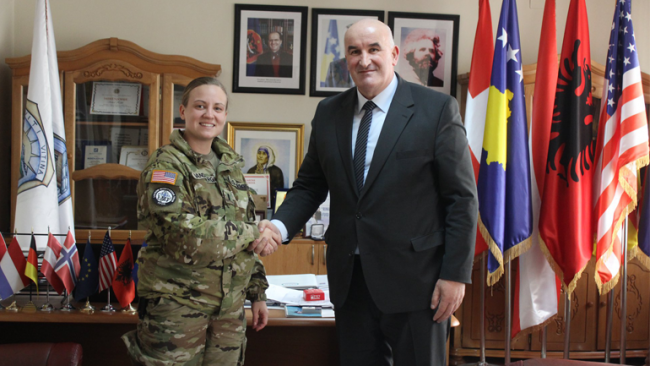 Haliti falënderon autoritetet e KFOR-it për bashkëpunim dhe angazhim gjatë vitit 2018
