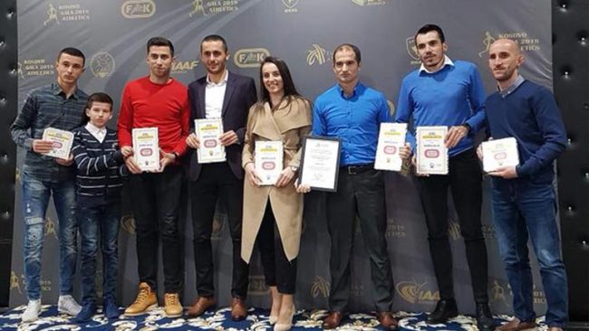 Kamenica shkëlqen në Gala mbrëmjen e organizuar nga Federata e Atletikës së Kosovës