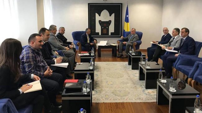 Oda e Afarizmit të Kosovës pritet në takim nga Kryeministri i Republikës së Kosovës Ramush Haradinaj