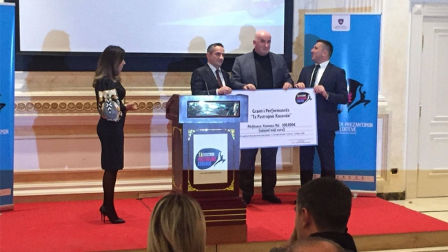 Vitia përfituese e grantit të performancës prej 100 mijë euro