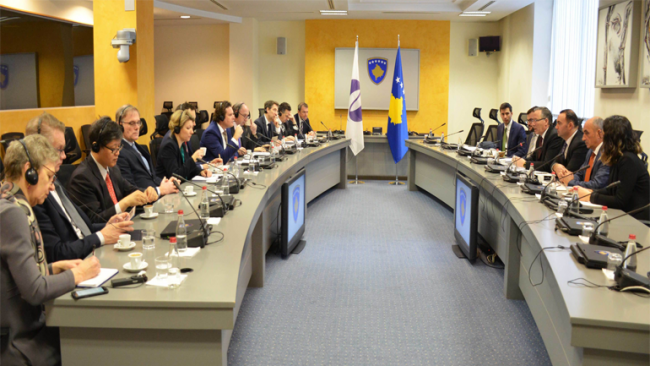 Ministri Hamza pret në takim Bordin e Drejtorëve të BERZH-it