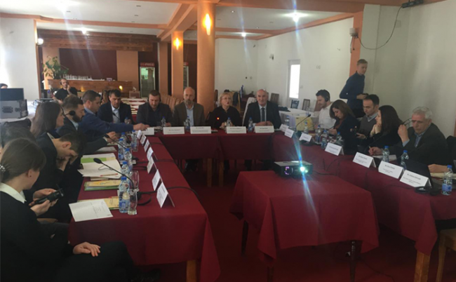 Kryetari i Vitisë merr pjesë në takimin e Bordit të Projektit INTERDEV 2